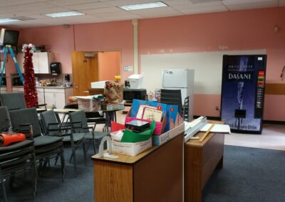 Staff Kitchen and Meeting Room Before Installation