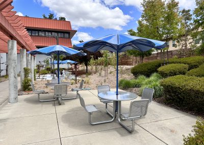 Outdoor Shaded Dining at CCCOE