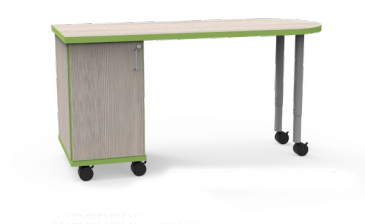 Appleton Desk with Drawers and Cabinet