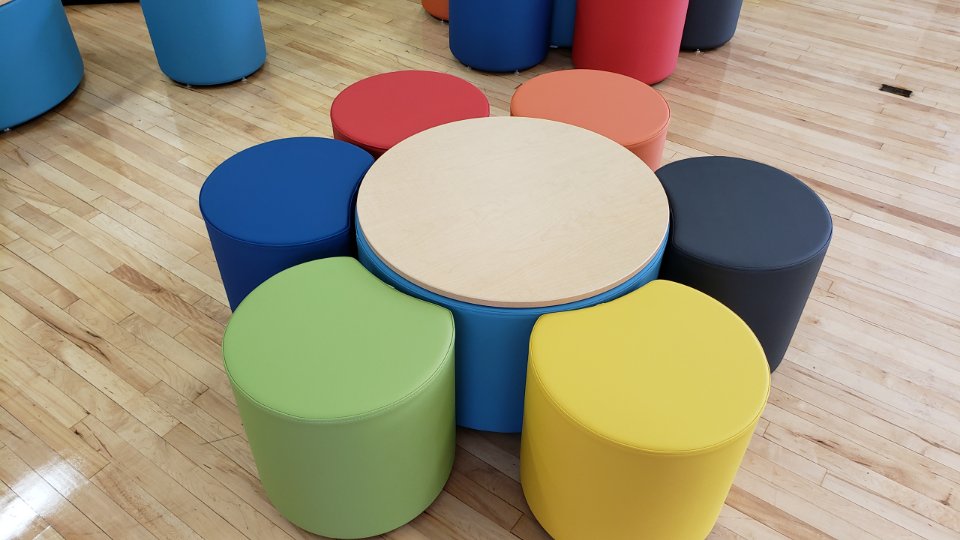 Fomcore Soft Seating Table and Chairs
