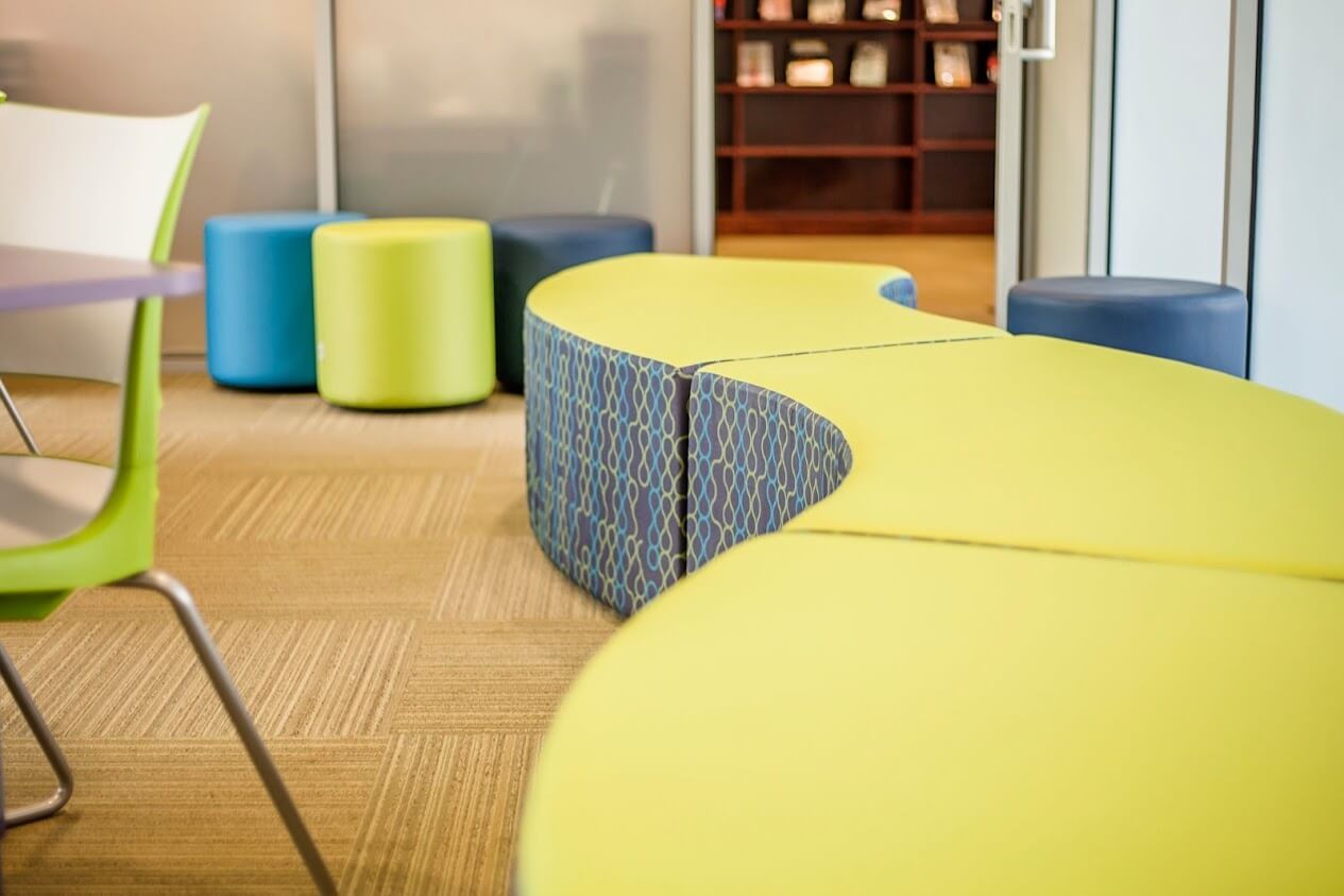 Fomcore Soft Seating Bench and Stools