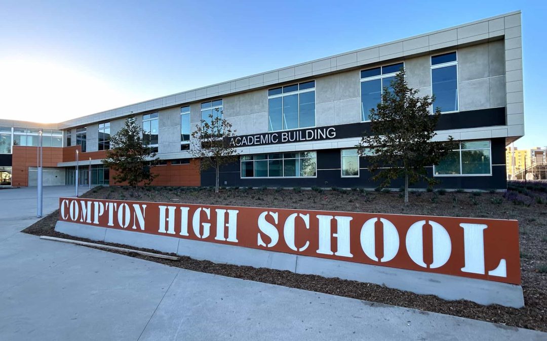 Compton High School • Overview • FF&E Designed and Sourced by D&D Learning Spaces.