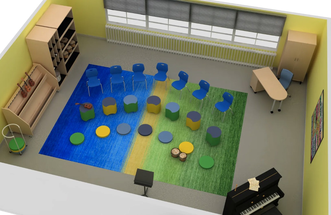 WB Music Classroom AmTab Cafeteria