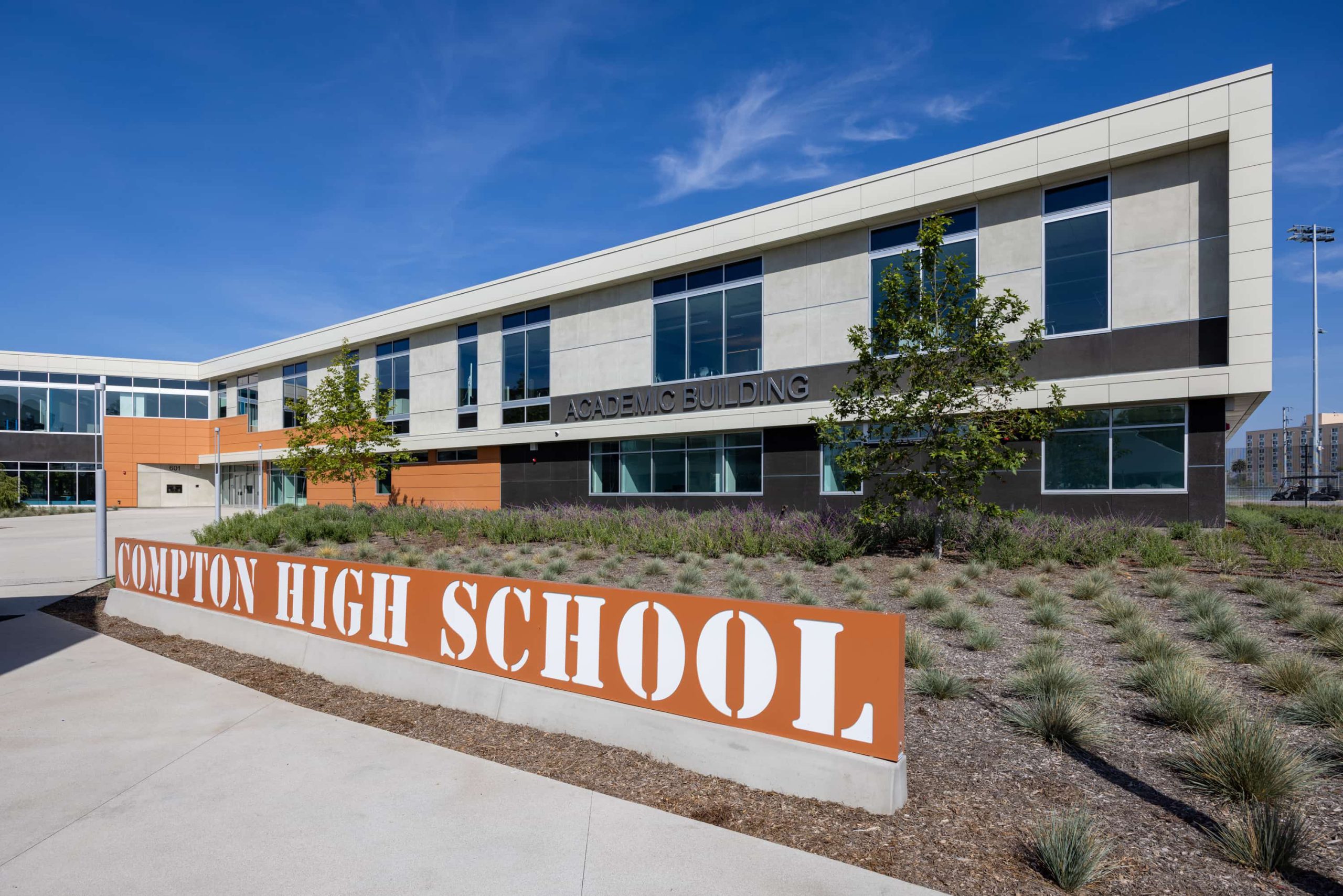 Front of Compton High