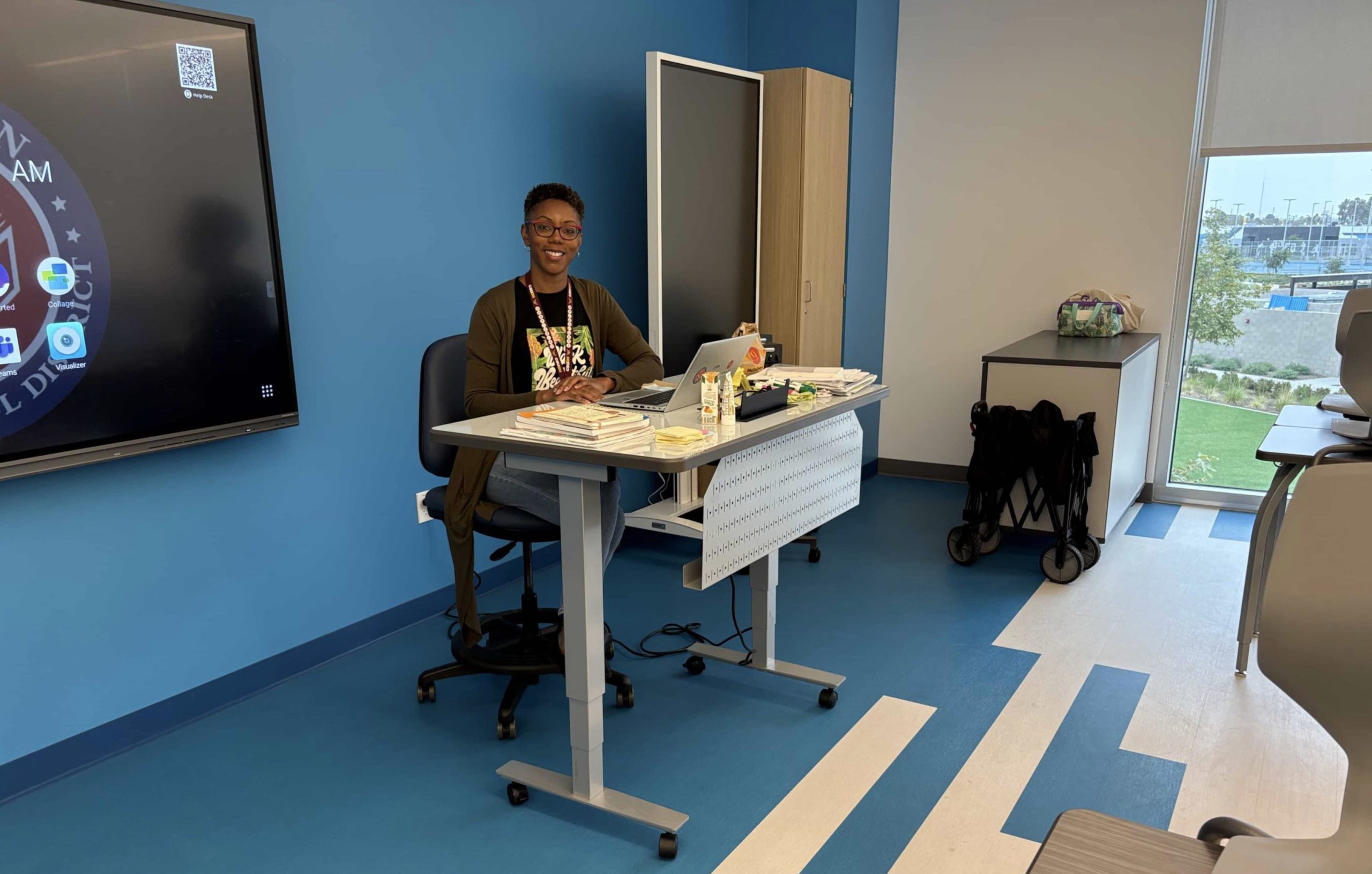Ms. Dyson at her TPS