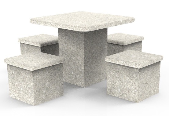 Palmer Hamilton Getzen Concrete Table MooreCo Divvy Mobile Room Divider