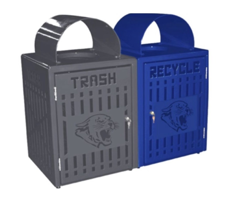 Palmer Hamilton Square Waste Receptacle WB Sconnie Cantilever Chair