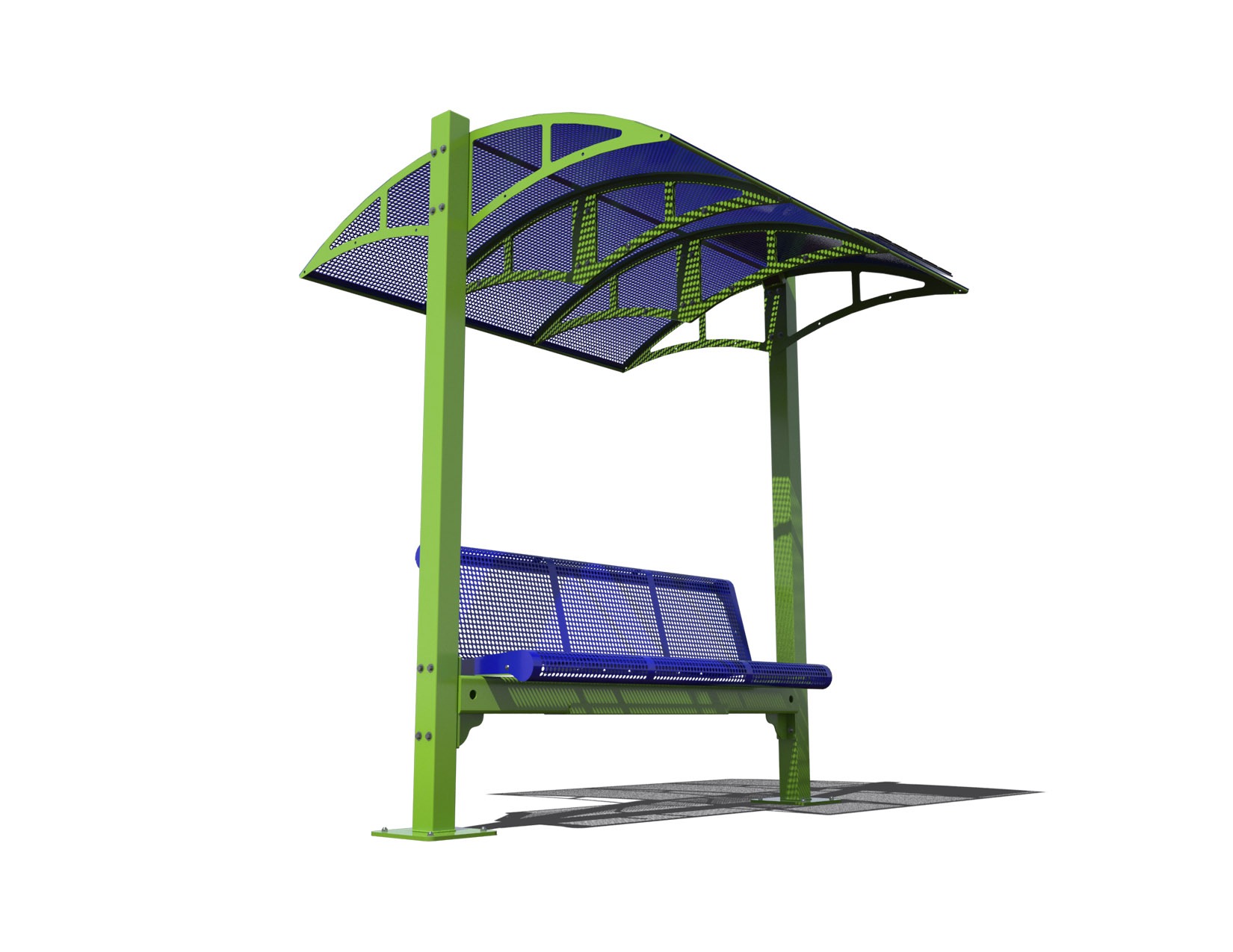 Superior Amenities Solar Charging Shaded Bench MooreCo Divvy Mobile Room Divider