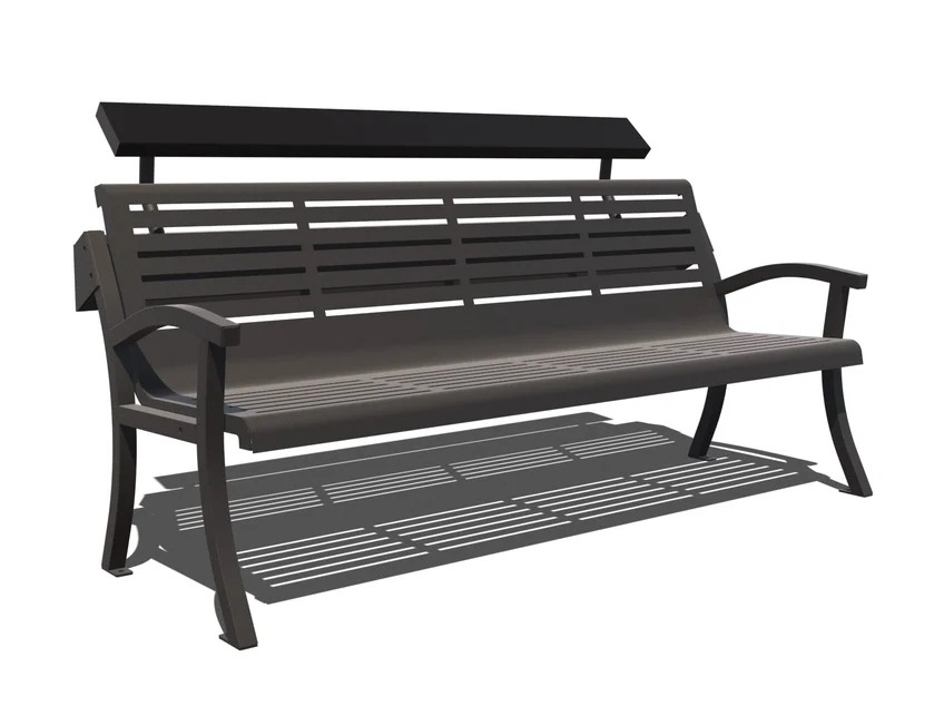 Superior Amenities Solar Charging Bench WB Sconnie Cantilever Chair
