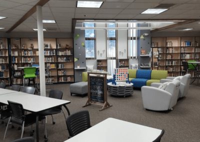 Library Tables, Shelving, Chairs