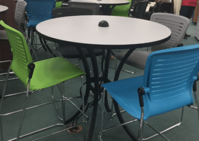 Library Tables, Shelving, Chairs