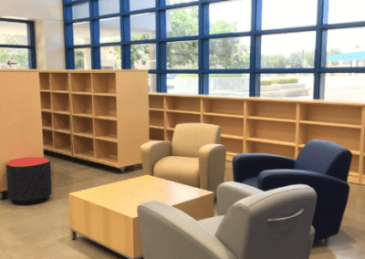 Library Tables, Shelving and Chairs