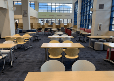 Library Tables, Shelving and Chairs