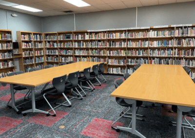 Library Tables, Shelving and Chairs