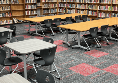 Library Tables, Shelving and Chairs
