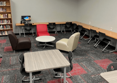 Library Tables, Shelving and Chairs
