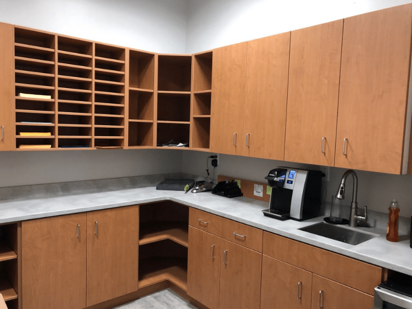 Staff Kitchen and Storage Room